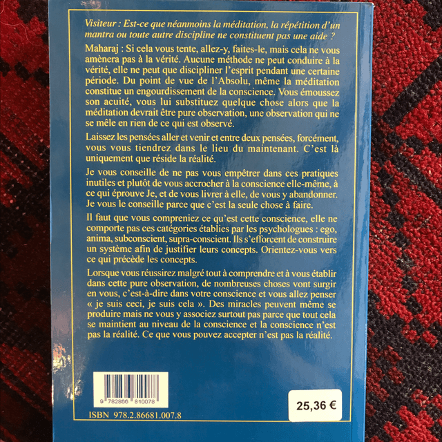 MAHARAJ Nisargadatta - Sois!