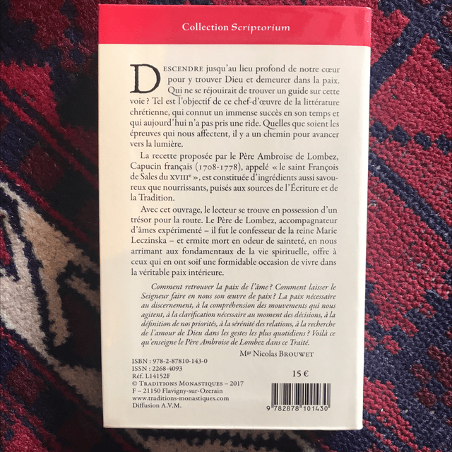 De LOMBEZ Ambroise - Traité de la Paix intérieure 