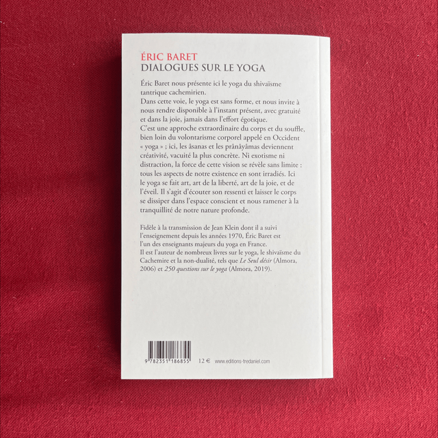 Dialogosur le yoga - Éric Baret 