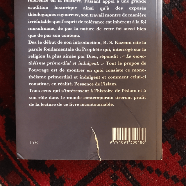 SHAH-KAZEMI Reza - l’Esprit de Tolérance en Islam, Fondements doctrinaux et aperçus historiques 