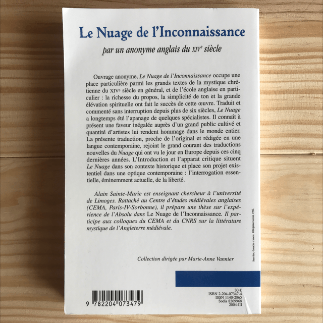 Le Nuage de l’Inconnaissance