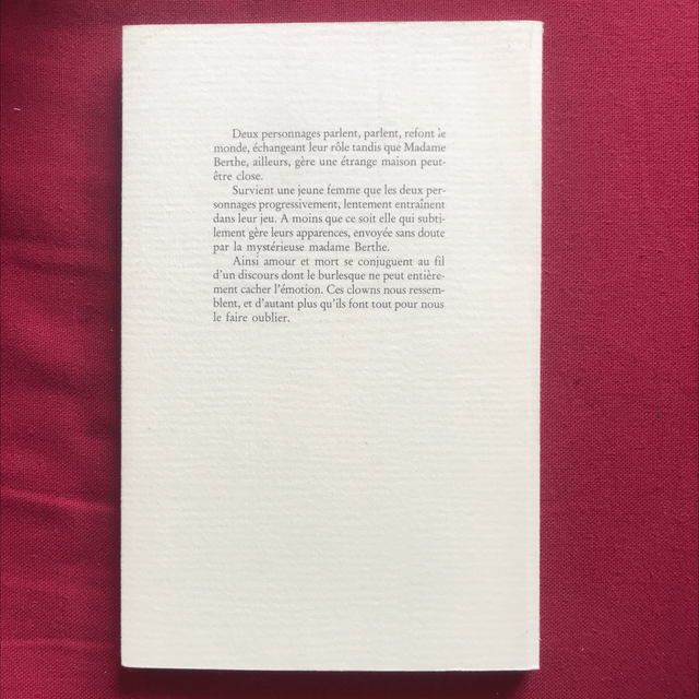 TRISTAN Frédérick - Dernières nouvelles de Madame Berthe