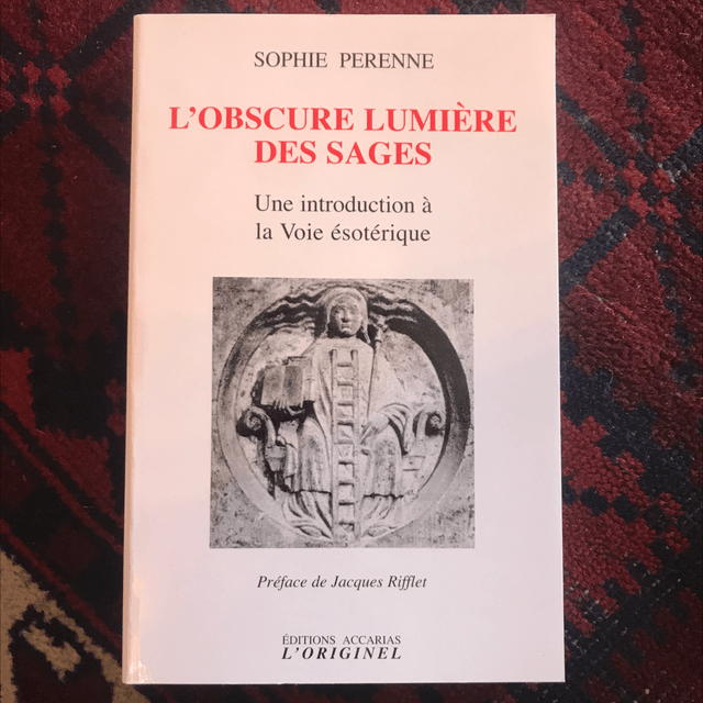 PERENNE Sophie - L’obscure lumière des sages