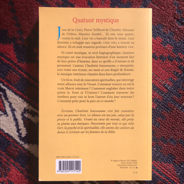 JOUSSEAUME Charlotte - Quatuor mystique 