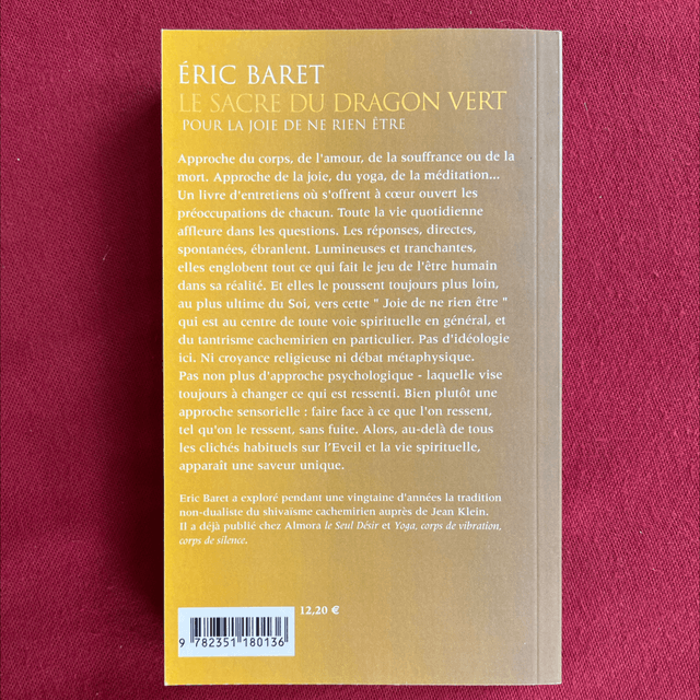 Le sacre du dragon vert - Éric Baret 