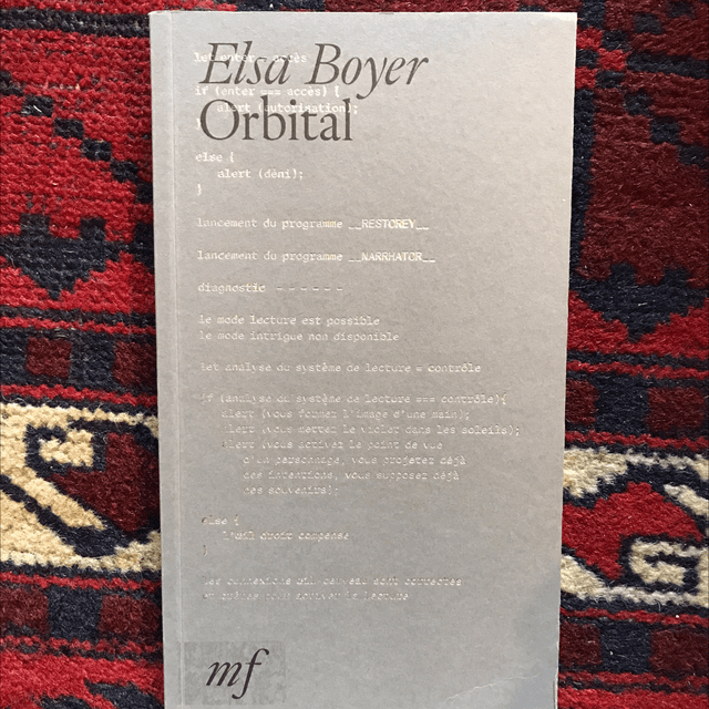 BOYER Elsa - Orbital
